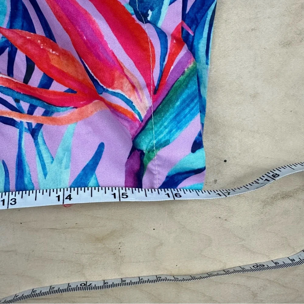 Tropical Print Men's Swim Shorts